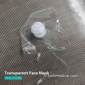 Masque facial transparent transparent transparent réutilisable